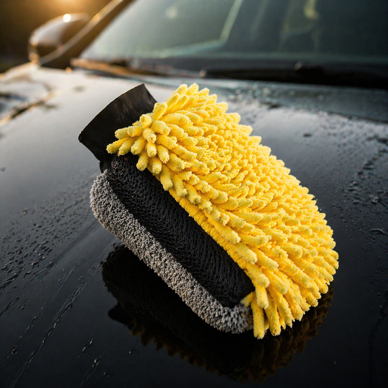 Detailous™ Premium Wash Mitt – Scratch-Free Car Cleaning